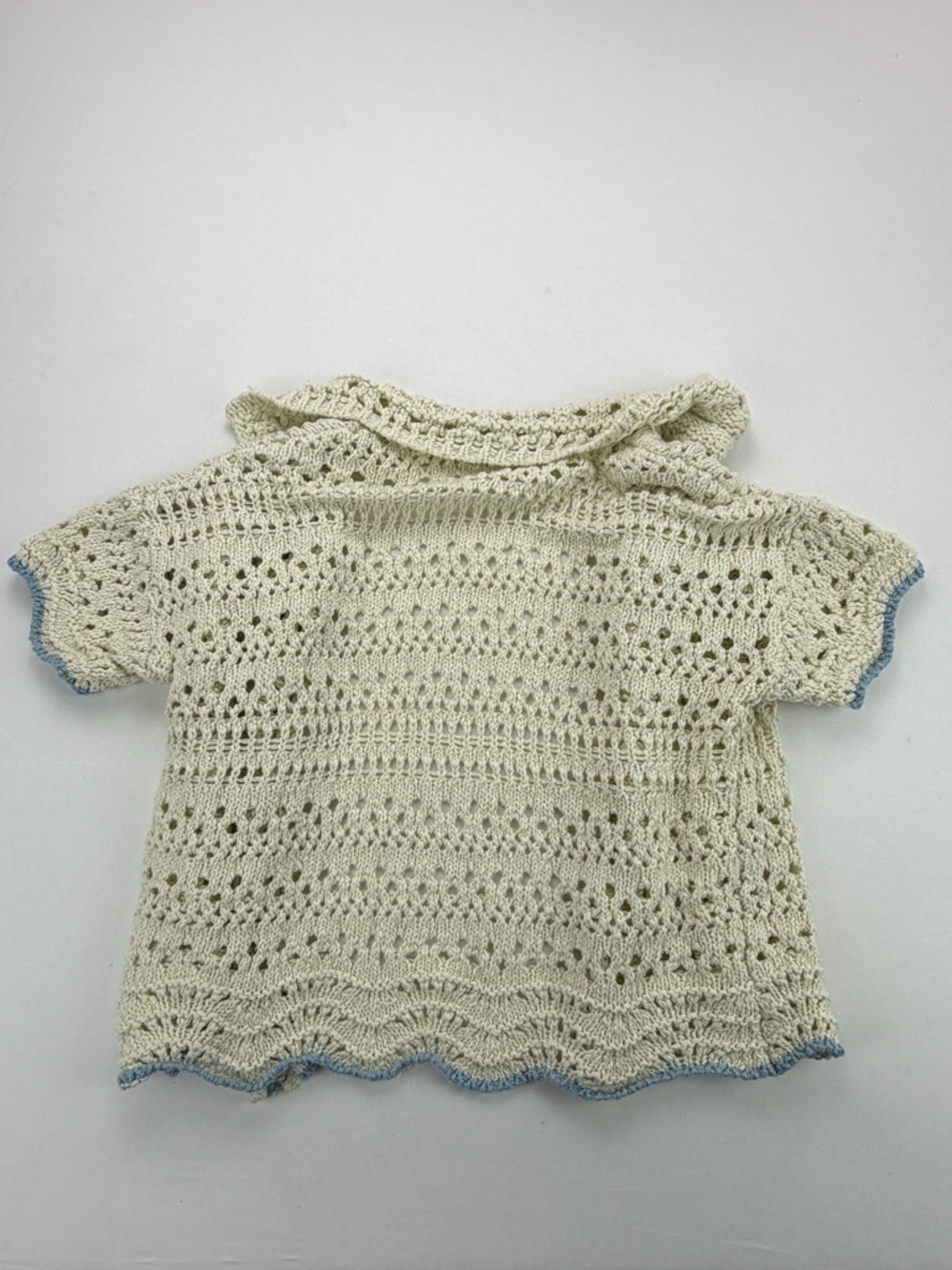 Free People Santa Cruz Club Shirt Crochet Button Down XS - Picture 11 of 13